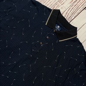 Givenchy Navy Golf Short Sleeve Polo Shirt XL